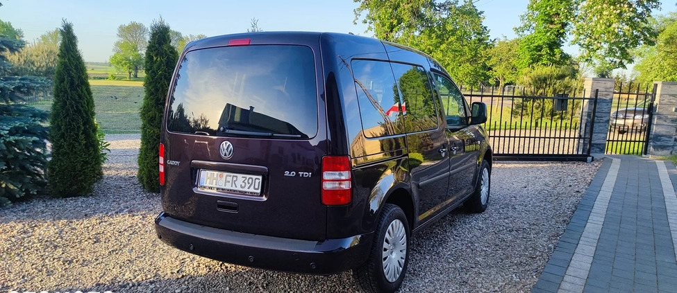 Volkswagen Caddy cena 39900 przebieg: 173000, rok produkcji 2012 z Tarnowskie Góry małe 704